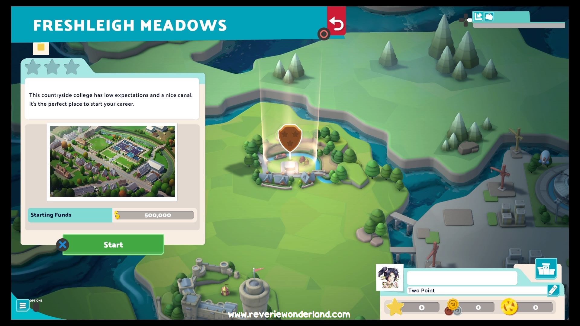 Game Review: Two Point Campus Reverie Wonderland