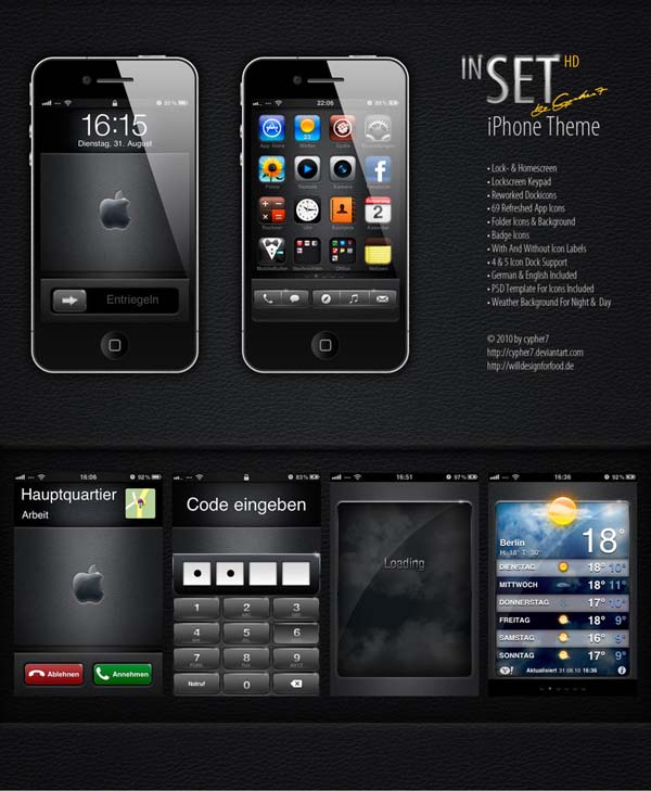 Roundup of Best Free Smart Phones GUI PSD Packs