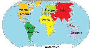 What Are The 7 Continents Of The World Global Language
