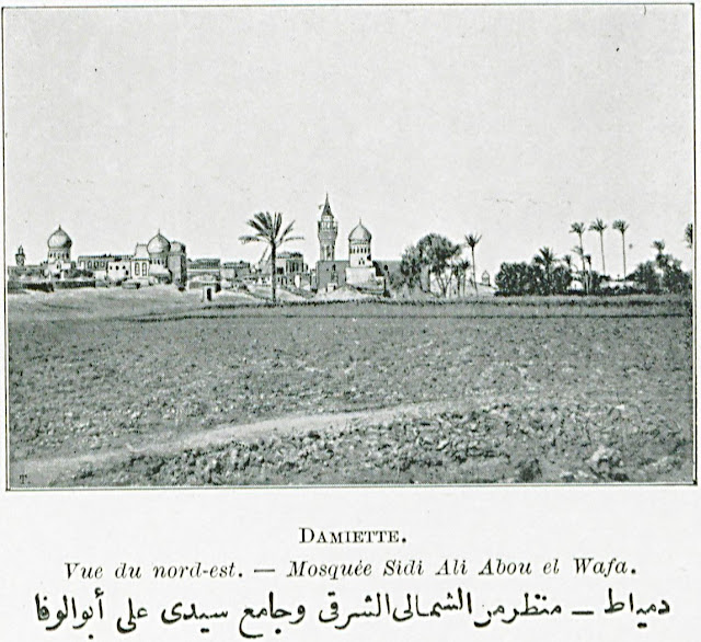 دمياط - منظر من الشمال الشرقي وجامع سيدي علي أبو الوفا
