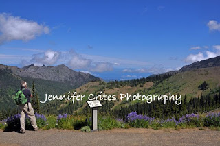 Views of Hurricane Ridge towards the Straits of Juan de Fuca