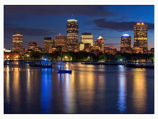 Boston skyline photography guide - Golden and blue hours, composition artistry, and city lights blending with reflections. A visual journey through mastering the cityscape lens.