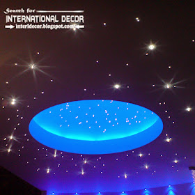 Modern starry sky ceiling design for kids room, kids room ceiling decorations