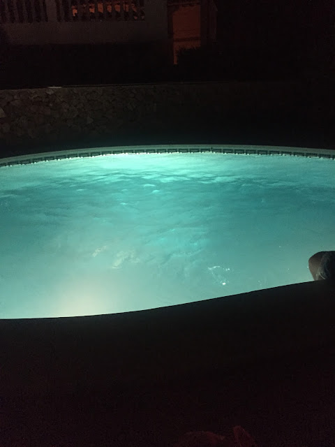 soothing night pool 