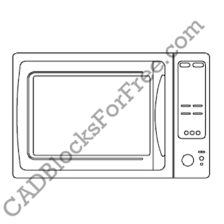 Free AutoCAD Blocks Kitchens Microwaves