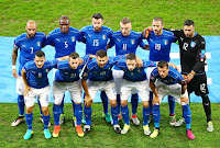 SELECCIÓN DE ITALIA - Temporada 2015-16 - Zaza, Obbonna, Barzagli, Immobile, Bonucci, Sirigu; Florenzi, Bernardeschi, Tiago Motta, De Sciglio y Sturaro - ITALIA 0 REPÚBLICA DE IRLANDA 1 (Brady) - 22/06/2016 - Eurocopa de Francia 2016, Grupo E - Lille, Francia, Stade Pierre Mauroy