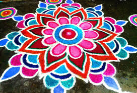 Floor Rangoli Designs For Diwali