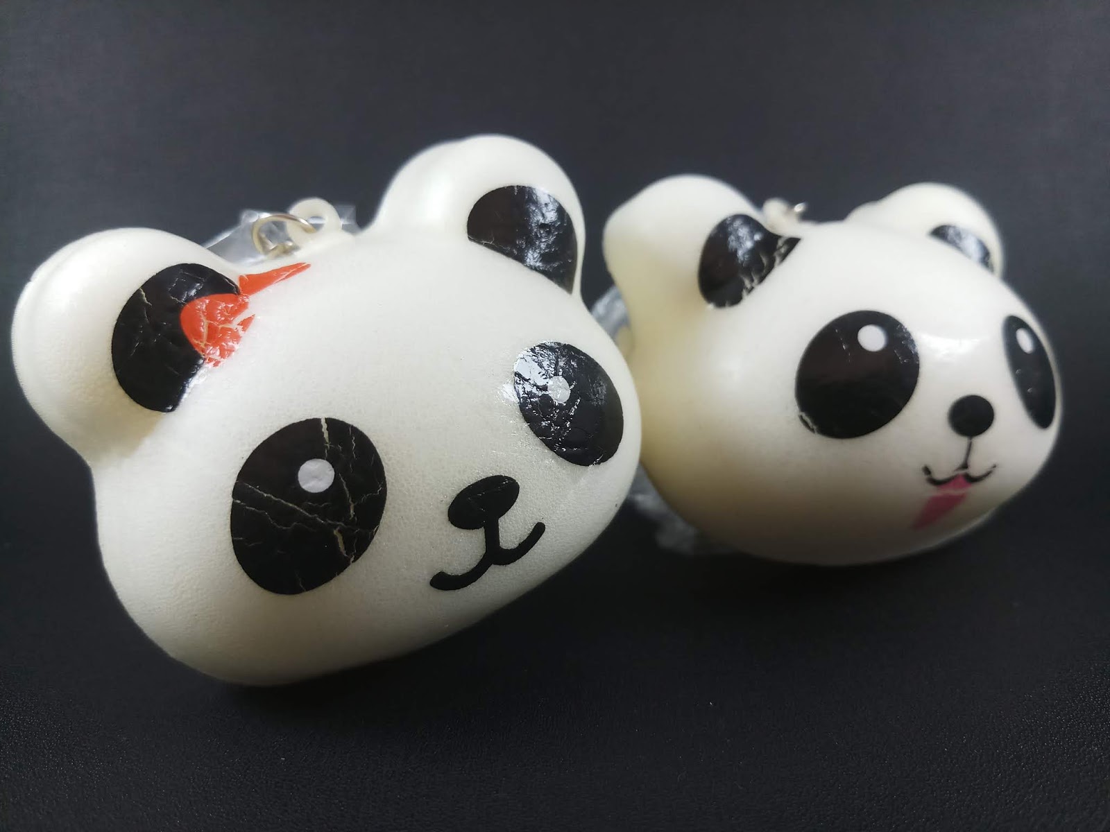  Squishy  Panda  Kecil Gantungan Kunci Mainan Unik
