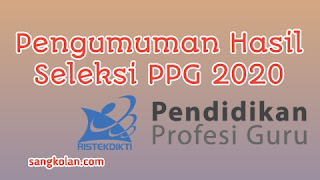 hasil seleksi ppg 2020