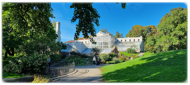 Victoriahuset og Botanisk hage.