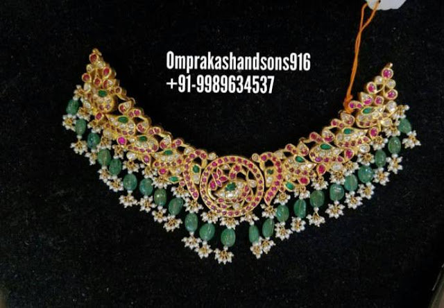 Emerald Drops Sets by Omprakash Jewellers