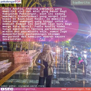 Fadia Arafiq Pimpin Transformasi Alun-Alun Kajen: Jadi Ikon Baru Kota Santri 2