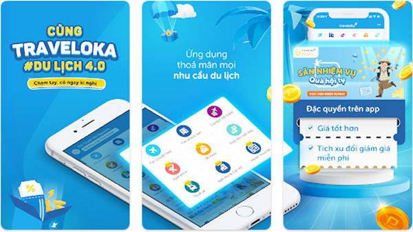 Traveloka - Ứng dụng đặt phòng, vé máy bay giá rẻ a1