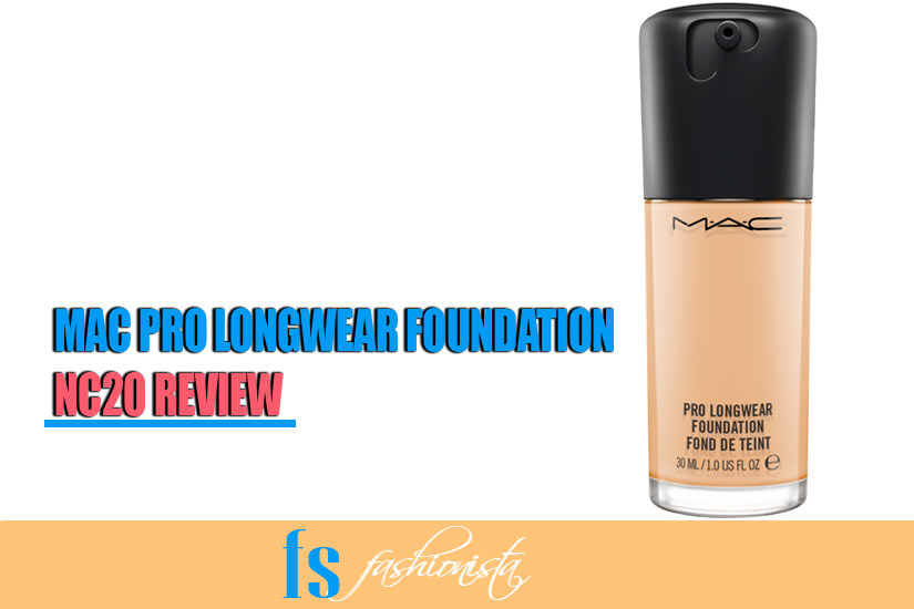 MAC Pro Longwear Foundation NC20 Review