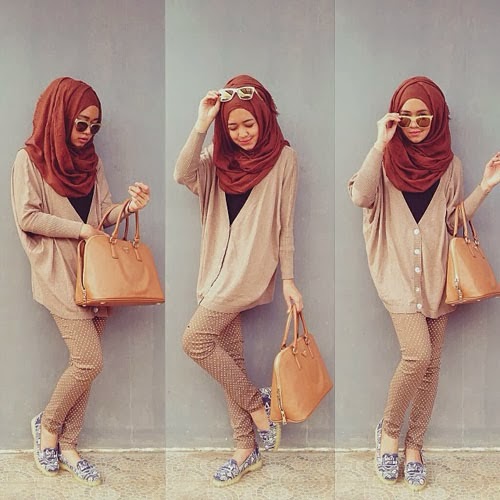 Kaos Kaki Hijab Warna Coklat