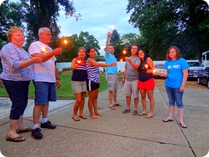 family sparklers