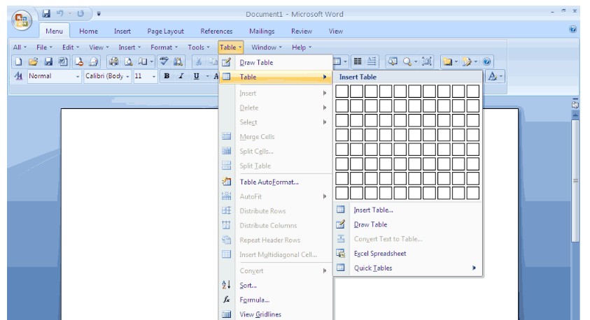 Classic Toolbar and Menu for Microsoft Word 2007