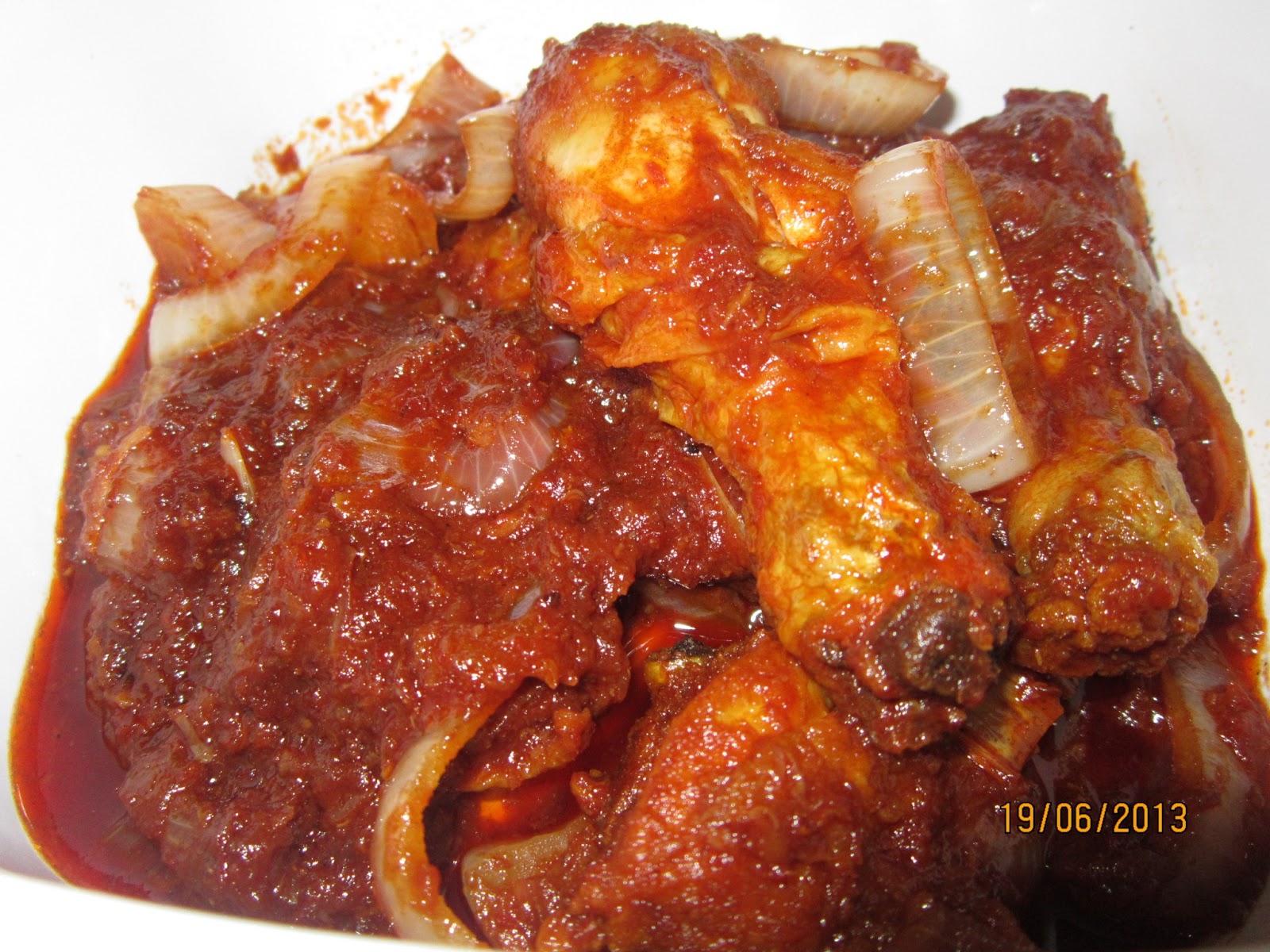 Resepi Cikgu Ani Ayam Masak Sambal