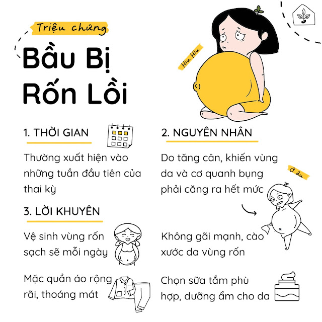 Hiện tượng rốn lồi trong thai kỳ hoàn toàn bình thường  và mẹ không cần quá lo lắng!