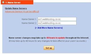 cara setting nama server