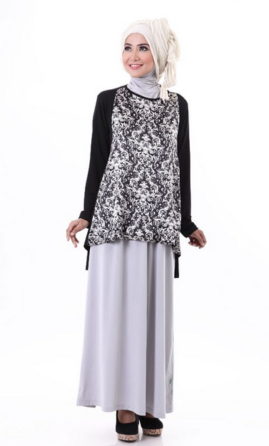 Gambar Model Baju  Batik  Muslim Terbaru  2021