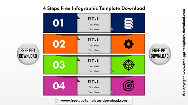 4 Steps Infographic Template Download