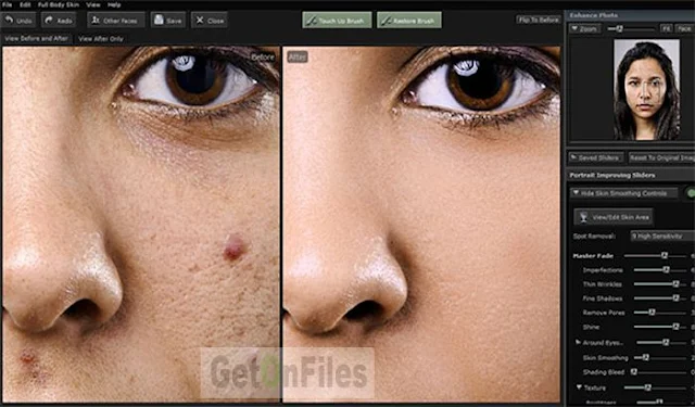PortraitPro, Easy Photo Editor Software, photo enhancement, airbrushing software, face retouching, skin retouching, free photo editing, download free software