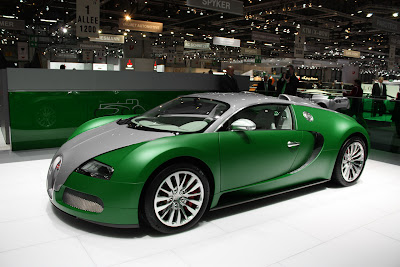 Bugatti on Super Jump Cars  Bugatti Green