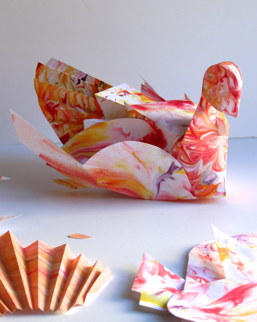 Now here is a kids turkey project that I will actually want to display on the Thanksgiving table! 