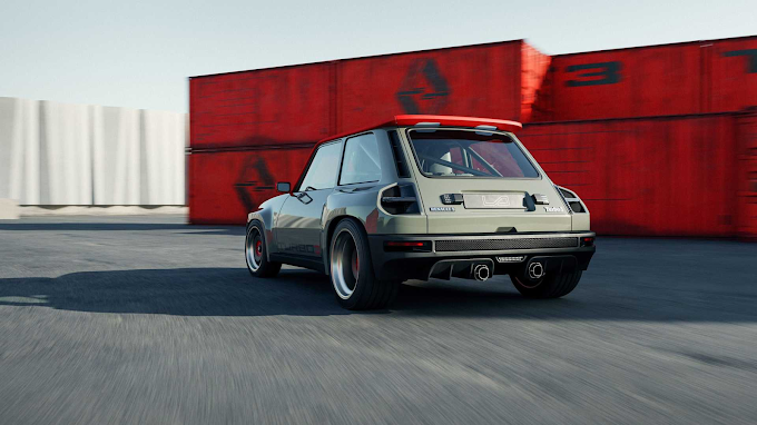 The retro looking Renault 5 Turbo 3 debuted 400 Hp