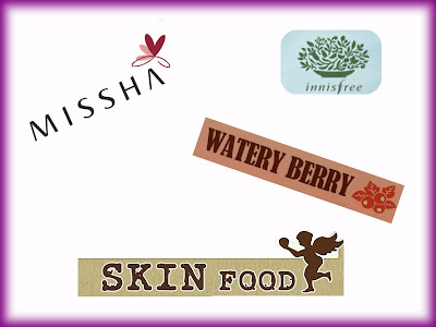 Missha Skin food Innisfree 