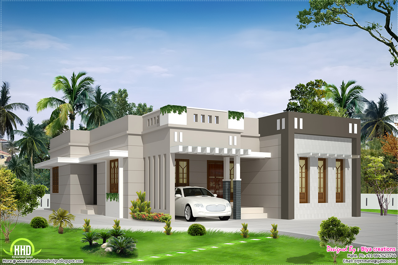 Single Story Modern House Design Plans