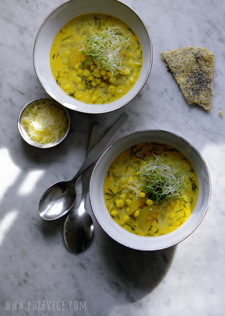 Zucchini Corn Soup