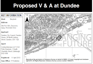 Proposed V and A at Dundee Site Map from planning committee report