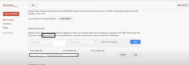 How to find ipv4 of Google name server