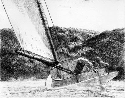 Sailing with Edward Hopper (How I learned to Draw)