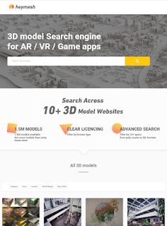 heymesh: a new search engine for VR and AR technology
