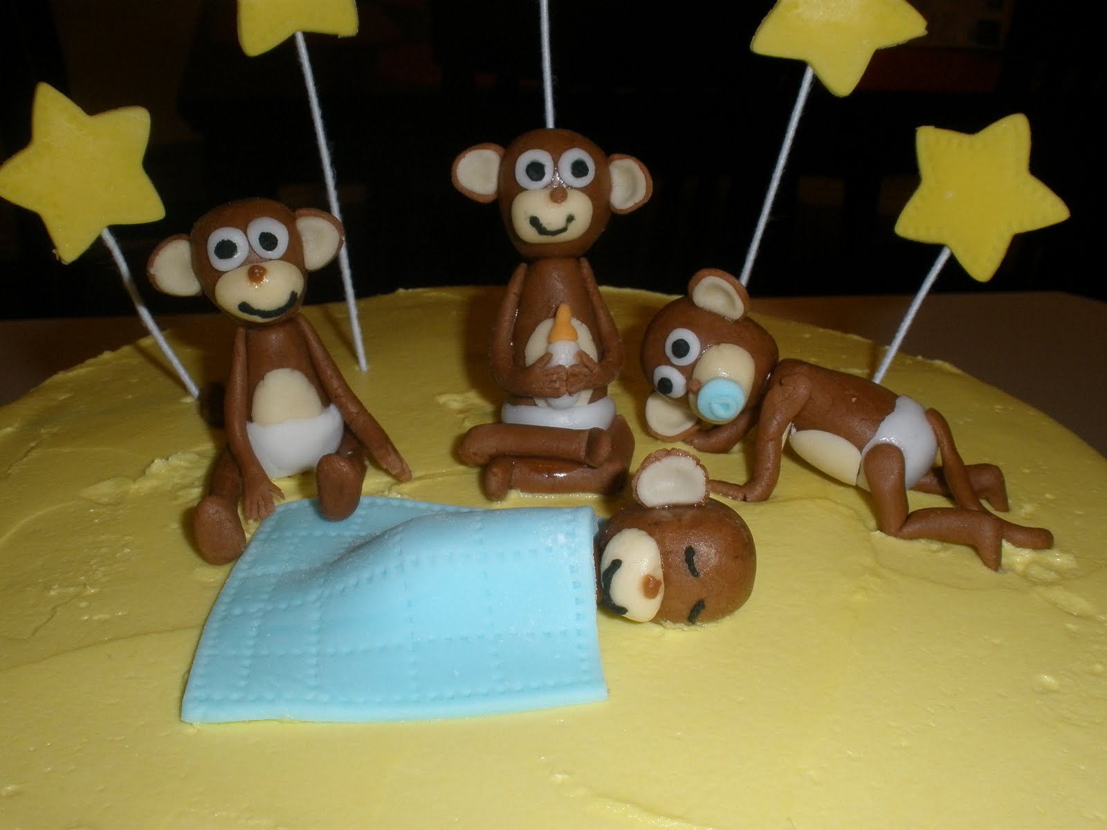 It's a piece of cake: Monkey Baby Shower Cake