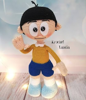 PATRON GRATIS NOVITA | DORAEMON AMIGURUMI 58207