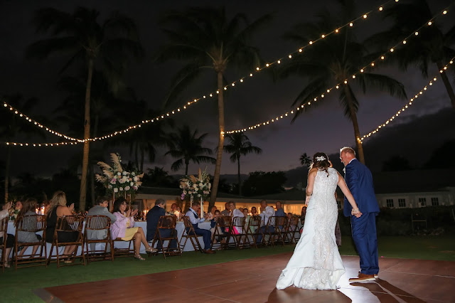 sunset wedding reception on captiva island