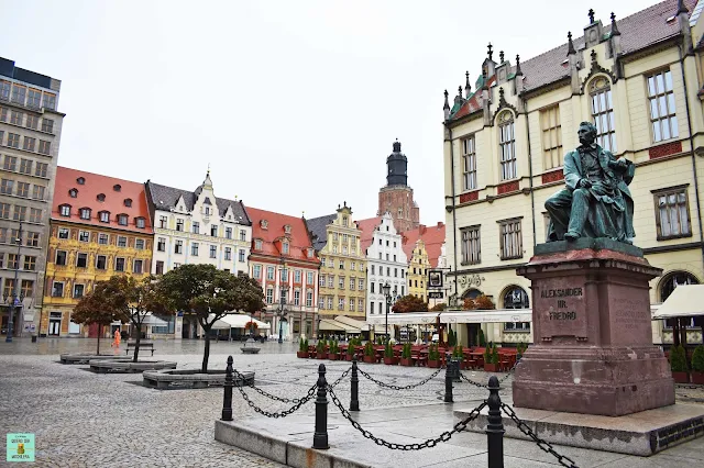 Plaza Rynek de Wroclaw, Polonia