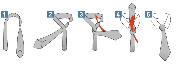 How to tie a neck tie