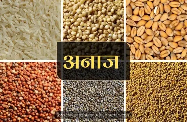Grains are common ingredients in Indian cooking