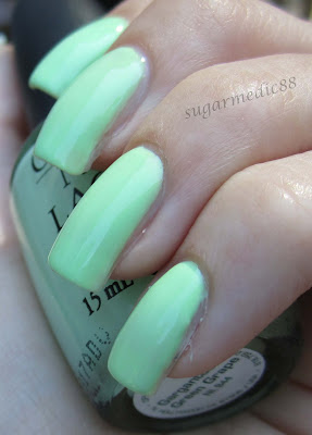 OPI Gargantuan Green Grape Swatch