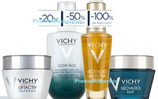 Logo Vichy : - 20%, -50%, -100% = scegli tu lo sconto