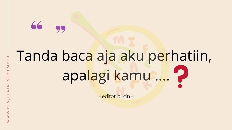kata editor bucin