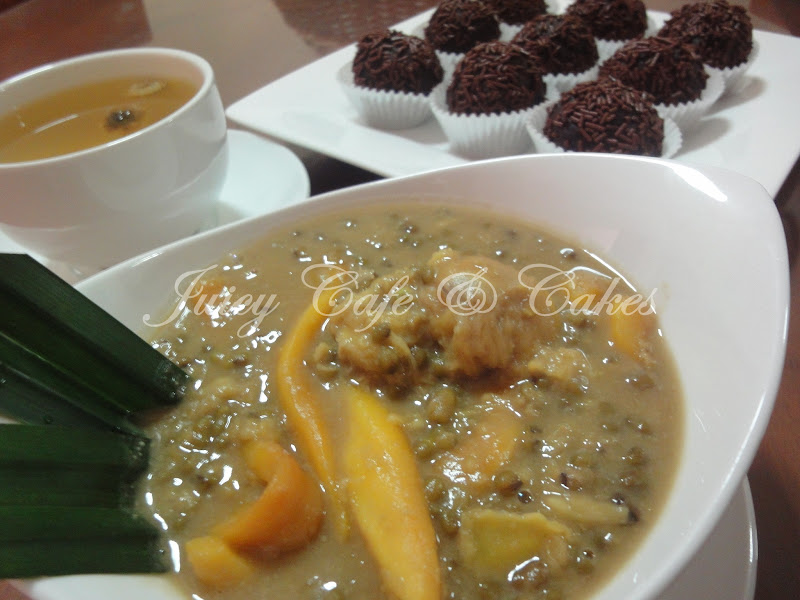 JUICY CAFE: BUBUR KACANG DURIAN & NANGKA