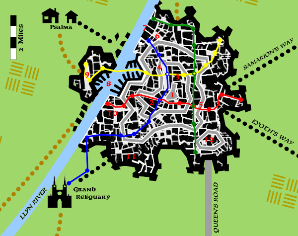 Map Bettellyn Citadel Ley Lines