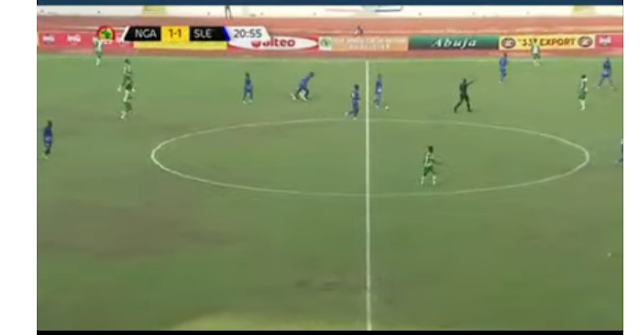 ⚽⚽⚽⚽ Africa Cup Nation Qualifier Nigeria(2) Vs Sierra Leone(1) - Full Time ⚽⚽⚽⚽