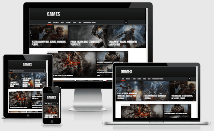 Sora Games Responsive Gaming Blogger Template